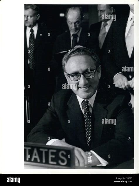 Sep 09 1973 Secretary Of State Henry Kissinger At The Un Gen