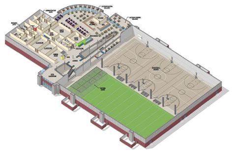 Indoor Sports Complex Floor Plans Floorplansclick