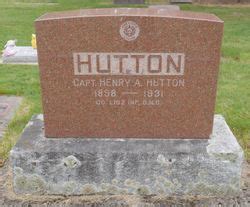 Capt Henry Albert Hutton M Morial Find A Grave