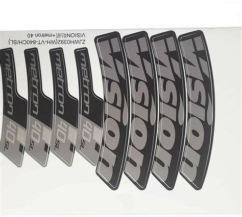 Replacement Decal Kit Vision Metron 40 SL Wheel Decals ZJWH0392 752