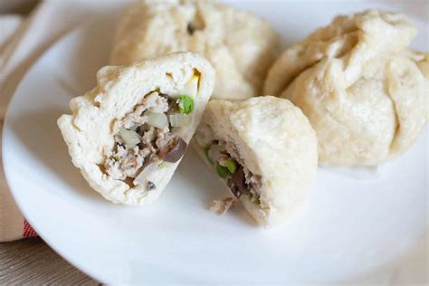 Banh Bao Vietnamese Steamed Pork Bun Recipe Savory Fluffy And Soft