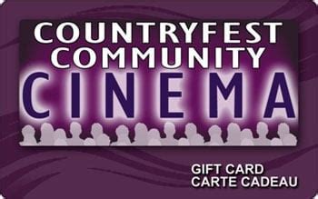 Gift Cards - Countryfest Community Cinema