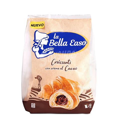 La Bella Easo Croissant La Bella Easo Relleno Cacao 378 G 9 U