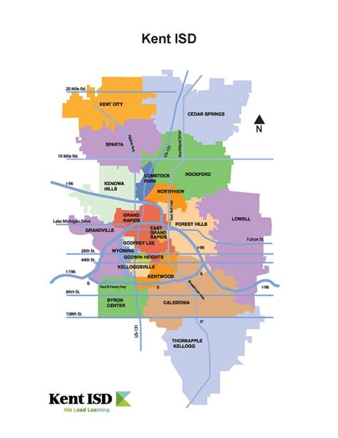 Kent ISD School Districts Map - Northview Public Schools