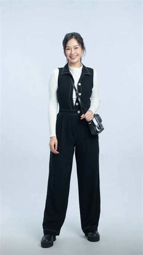 Jumpsuit Pantsuit Outfit Actors Suits Female Milk Dress Thailand