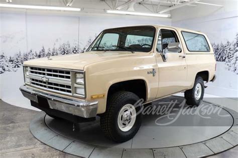 Lot 173 1 1988 Chevrolet K5 Blazer Barrett Jackson