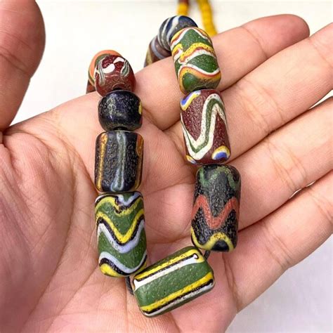 Very Old Ancient African Gabree Stone Beads Very Uniq Gem