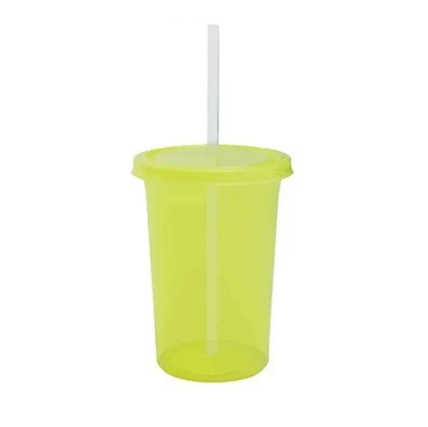 Vaso Neón 500ml Amarillo Decolores Promocionales