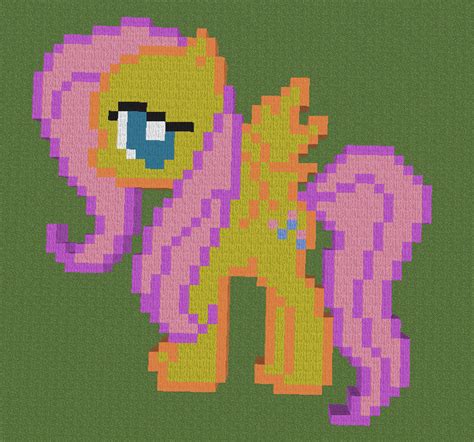 Pixel Art Fluttershy By Taokakafan On Deviantart