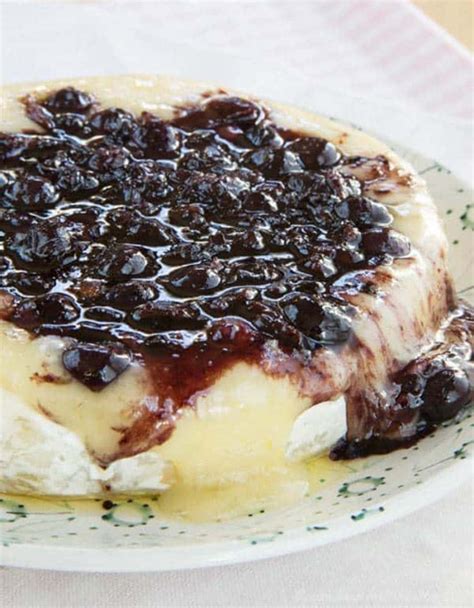 Balsamic Blueberry Baked Brie Southern Hill Farms