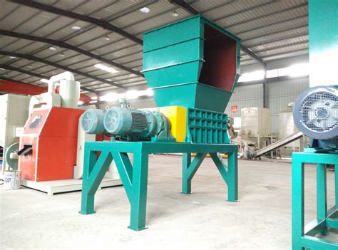 Industrial waste scrap metal recycling four-shaft shredder