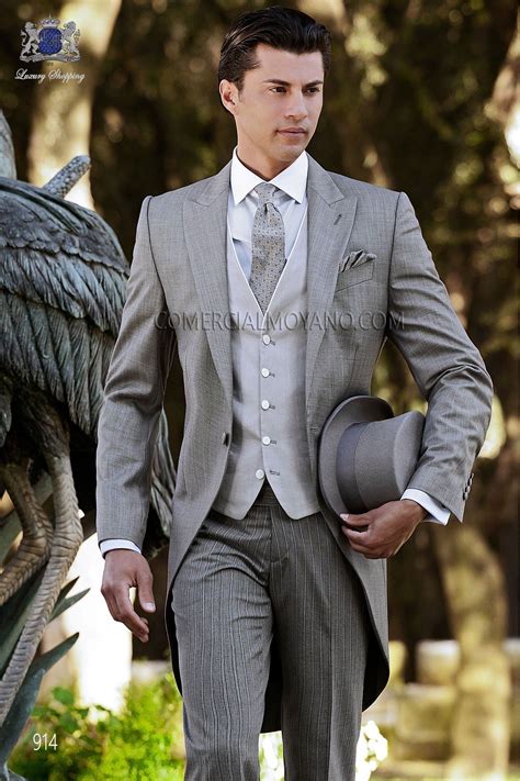 Italian Bespoke Wedding Morning Suit Style 914 Ottavio Nuccio Gala