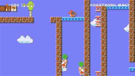 Super Mario Maker Falling Platforms Youtube