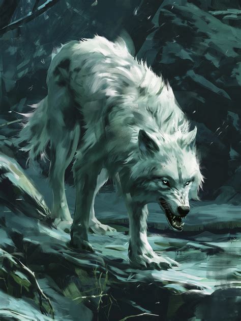 Winter Wolf, Herald Of The Frozen North – Mythic Beast For Fantasy RPGs