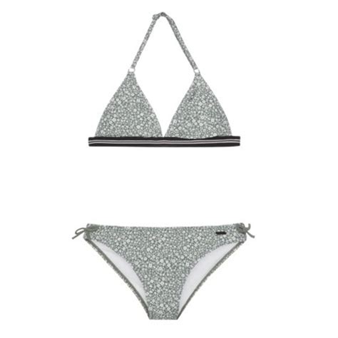 Bikini Protest Girls Ibisa Jr Triangle Glass Bottlegreen Badenstrand