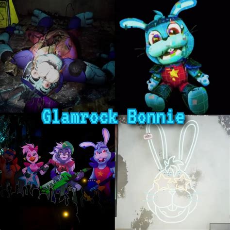 Fnaf Ruin Glamrock Bonnie Collage By Lionguardkujenga On Deviantart