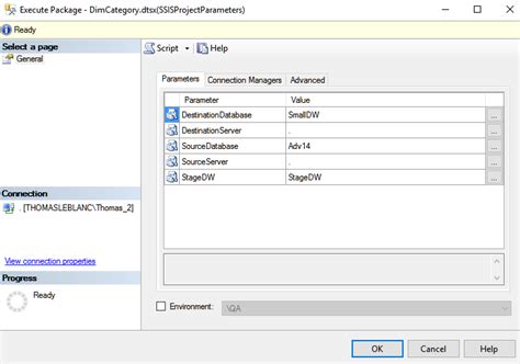 How To Execute A Deployed Package From The SSIS Catalog With Various