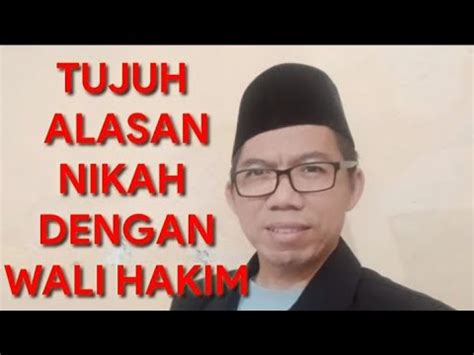 NIKAH DENGAN WALI HAKIM YouTube