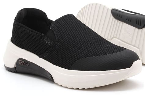 Tênis Actvitta Slip On Malha Masculino 4907100