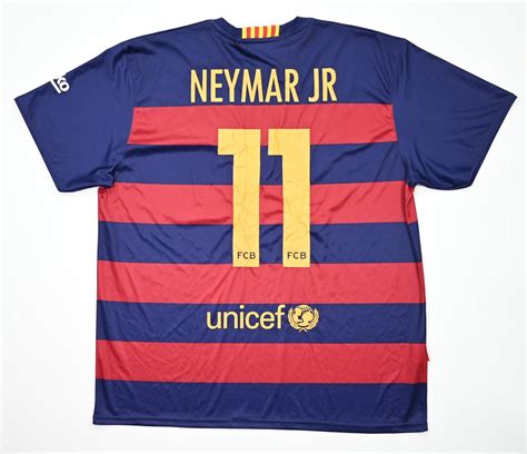 2015-16 FC BARCELONA *NEYMAR* SHIRT XXL Football / Soccer \ European ...