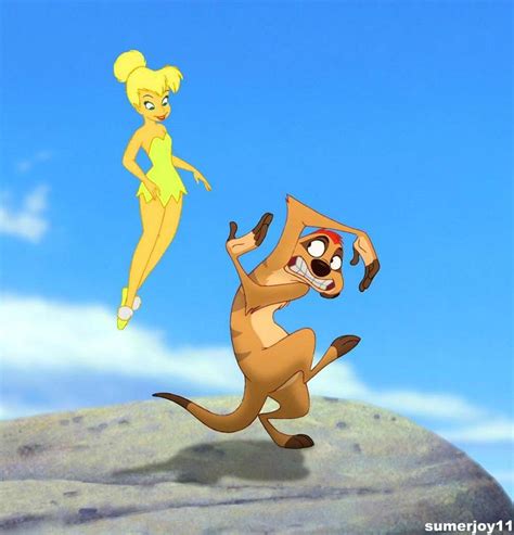 Two Cartoon Characters Are Playing With Each Other In The Air And One Is Jumping