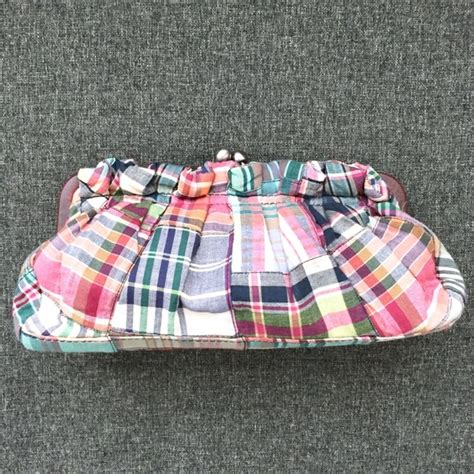 Tommy Hilfiger Bags Tommy Hilfiger Madras Plaid Clutch Bag Poshmark