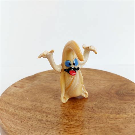 Ghosts Figurines For Halloween Ghost Figurine For Halloween Hand Blown Ghost Figurine Glass