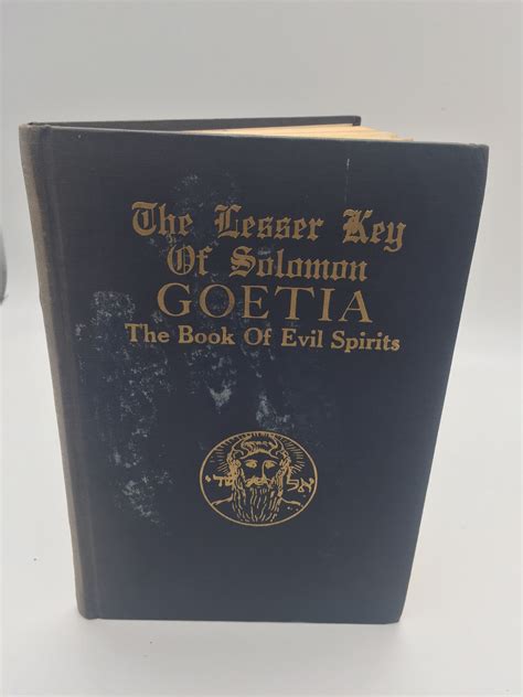 The Lesser Key of Solomon Goetia: Good Hardcover (1916) | Rivendell ...