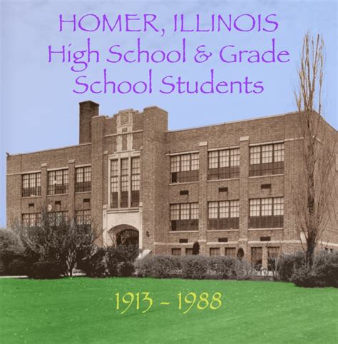 Homer High School, Homer, Illinois ~ Students Through The Years by Georgi Taylor Baird | Blurb Books