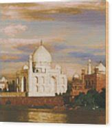 Historical Taj Mahal Painting By Gull G Pixels