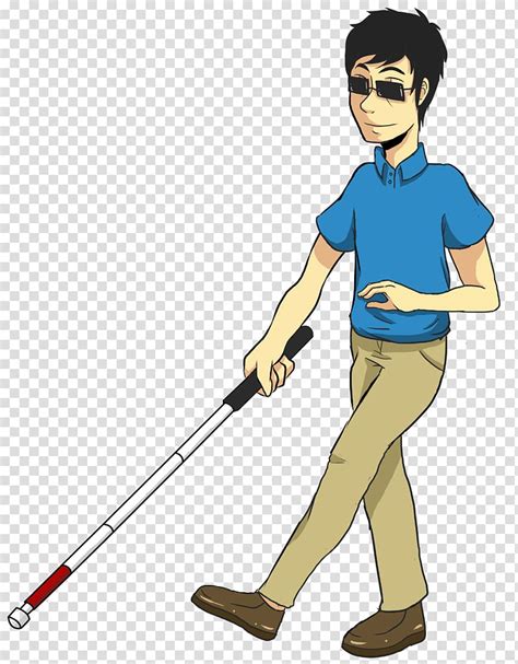 Visual Impairment White Cane Blind Cane Transparent Background Png