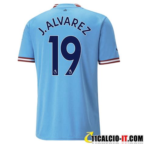 Creare Maglie Calcio Manchester City J Alvarez Prima