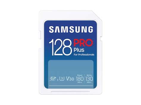 PRO Plus Full Size SDXC Card 128GB | Samsung US