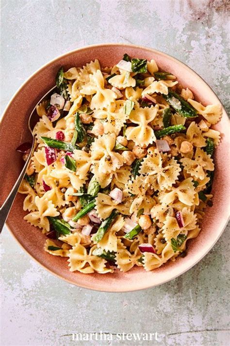 A Crowd Pleaser At Picnics This Easy Going Farfalle Salad Features