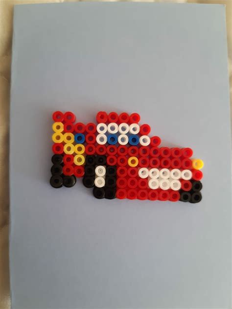 Colorful Perler Bead Car Craft