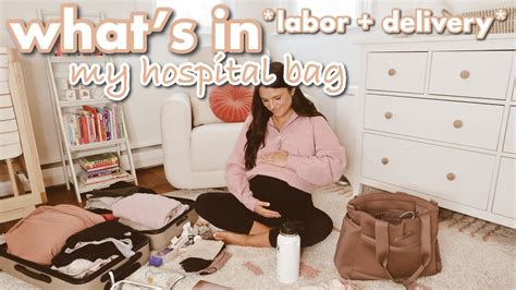 Whats In My Hospital Bag 2022 Labor And Delivery Bag Youtube