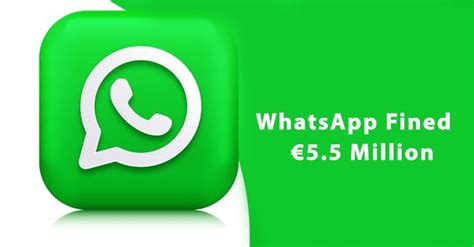 Whatsapp Fined Million For Breaching Privacy Laws Cyber Affairs