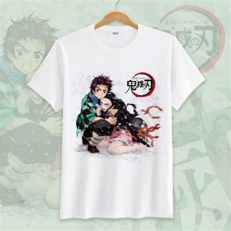 T Shirt Tanjiro Nezuko Logo Demon Slayer Boutique Manga