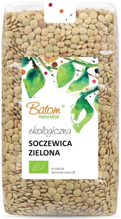 Soczewica Zielona Ekologiczna BIO 1 Kg Batom Sklep Zielonaesencja Pl