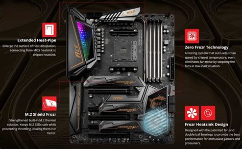 Msi Meg X570 Ace Amd Am4 X570 Atx Motherboard Chaos Computers