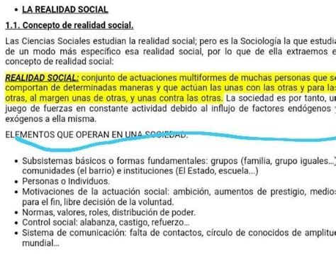 Que Es La Realidad Social Para Las Ciencias Sociales Brainly Lat