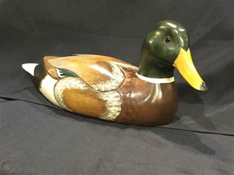 15 Full Size 1980 Hand Carved Wood Mallard Duck Decoy The Wooden Bird