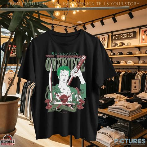 One Piece Zoro The Swordsman Theme Rare Anime Manga T Shirt