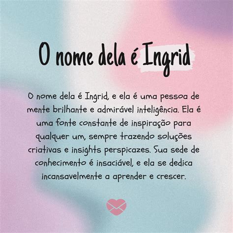 Qual O Significado Do Nome Ingrid - Significado do nome Ingrid: origem, curiosidades e mais