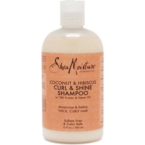 Sheamoisture Coconut And Hibiscus Curl And Shine Shampoo 13 Fl Oz