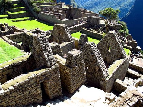 Machu Picchu Is Capital Of The Inca Empire In Andes Mountains Peru