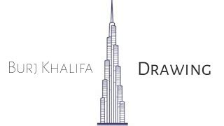 Top Burj Khalifa Sketch Easy Seven Edu Vn