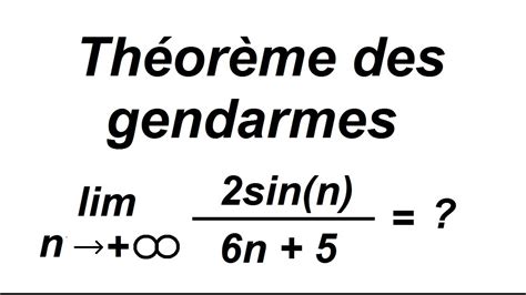 Th Or Me Des Gendarmes D Encadrement Exercice Classique Corrig