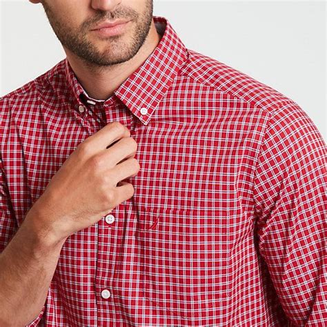 Classic Fit Wrinkle Resistant Plaid Shirt Shirts Plaid Wrinkle