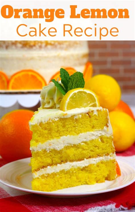 Lemon Orange Cake Recipe | Kitchen Fun With My 3 Sons